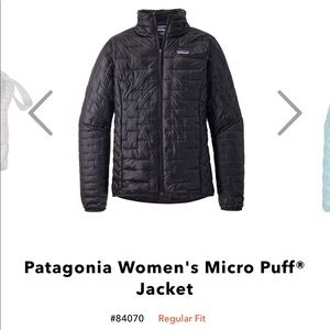 Women’s Patagonia Mirco Puff jacket